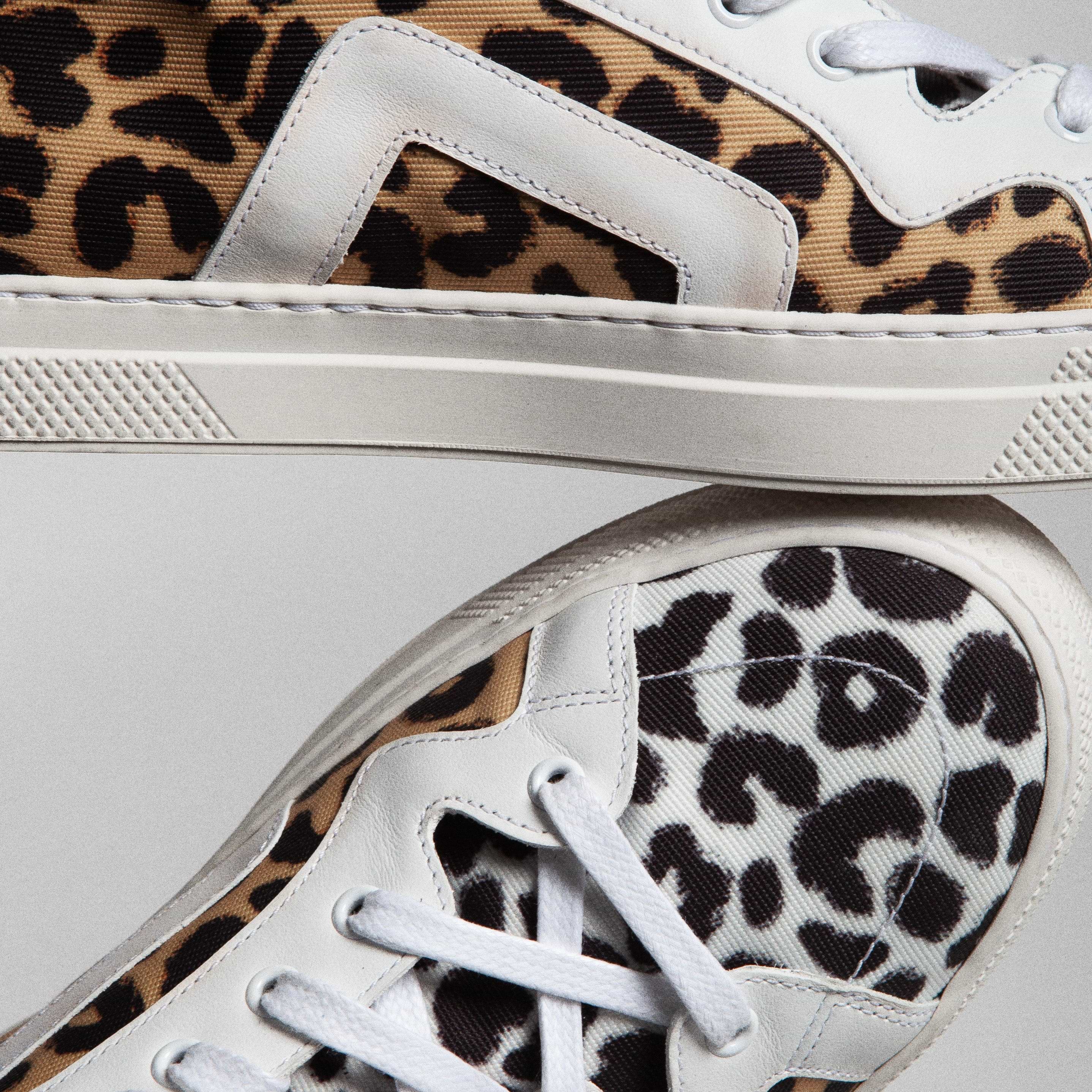 VANS Slip On Leopard Print Sneakers Shoes - Men 4 Women 5.5 | eBay